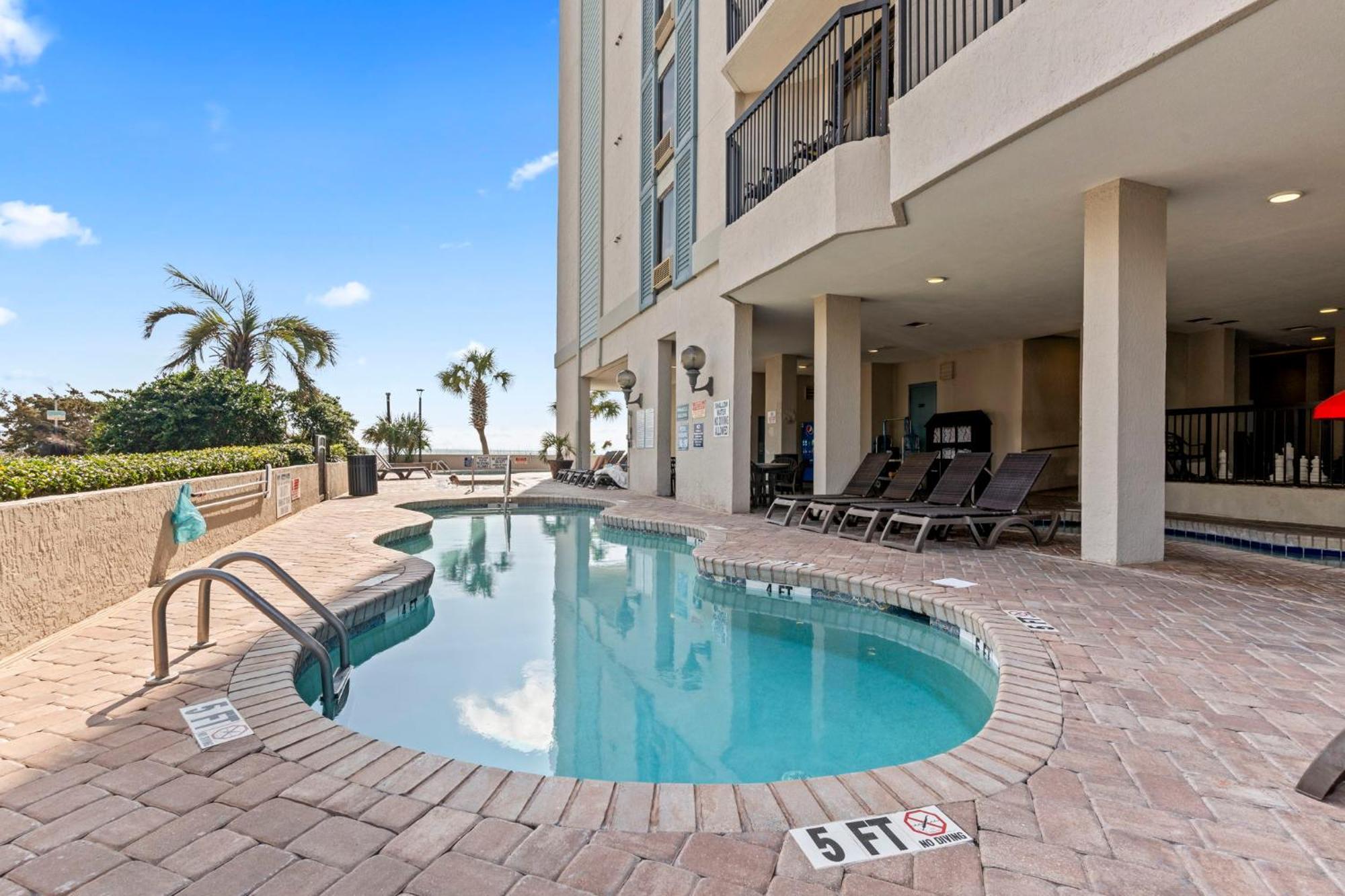 Oceanfront 1Br Suite! Perfect For 8 Guests!- Pinnacle Tower 1456 Myrtle Beach Eksteriør bilde